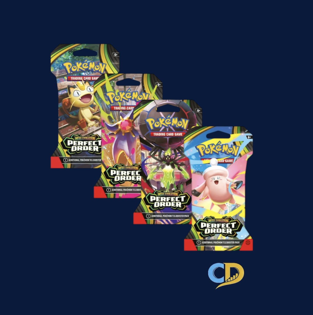 Pokemon TCG | Mega Evolutions- Perfect order | Sleeved Single Booster Pack